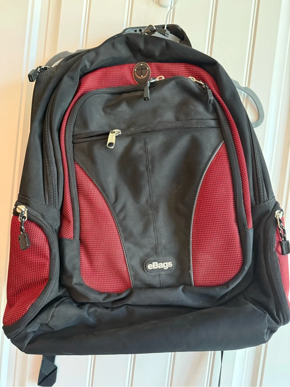 eBags Downloader Laptop Backpack Red Black UNUSED